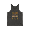 Horses Are Predictably Unisex Jersey Tank