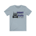 Best Truckin’ Papa Ever Unisex Short Sleeve T-shirt
