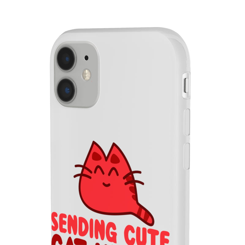 Sending Cute Cat Flexi Cases