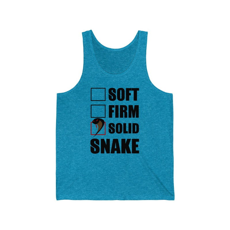 Soft Firm Solid Unisex Jersey Tank