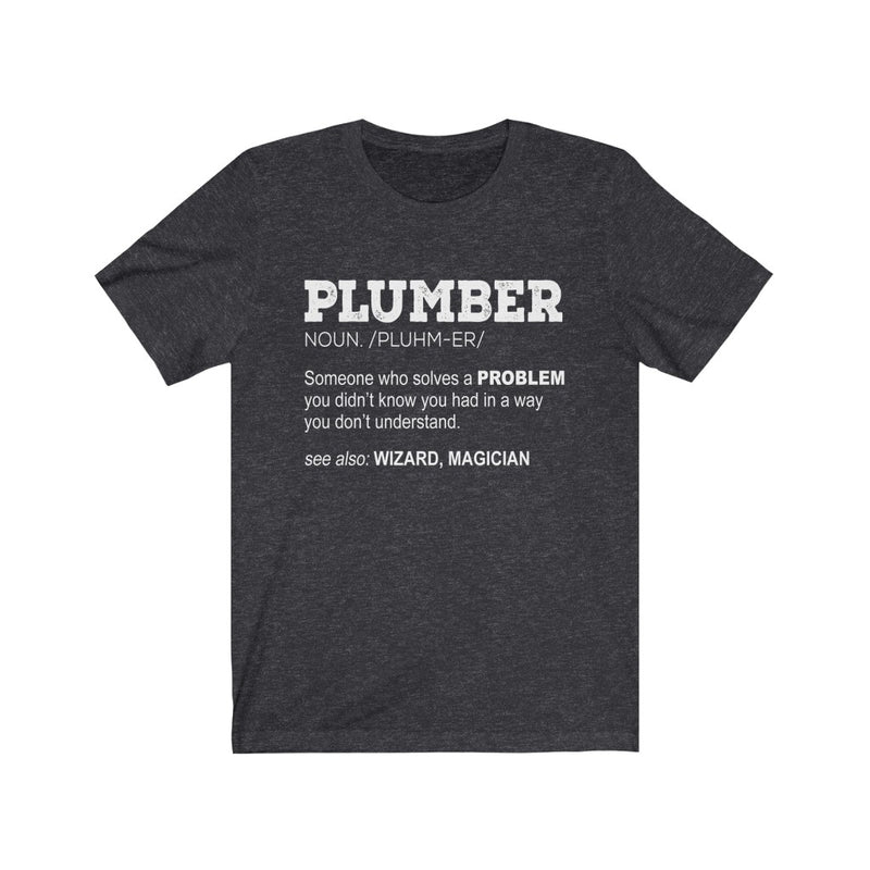 Plumber Definition Unisex Jersey Short Sleeve T-shirt