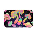 Mushroom Boho Bath Mat, Free Shipping, Powder Room Mat, Bathroom Rug, Rugs, Non Slip, Runner, Shower, 2 Sizes, Psychedelic, Boho Chic