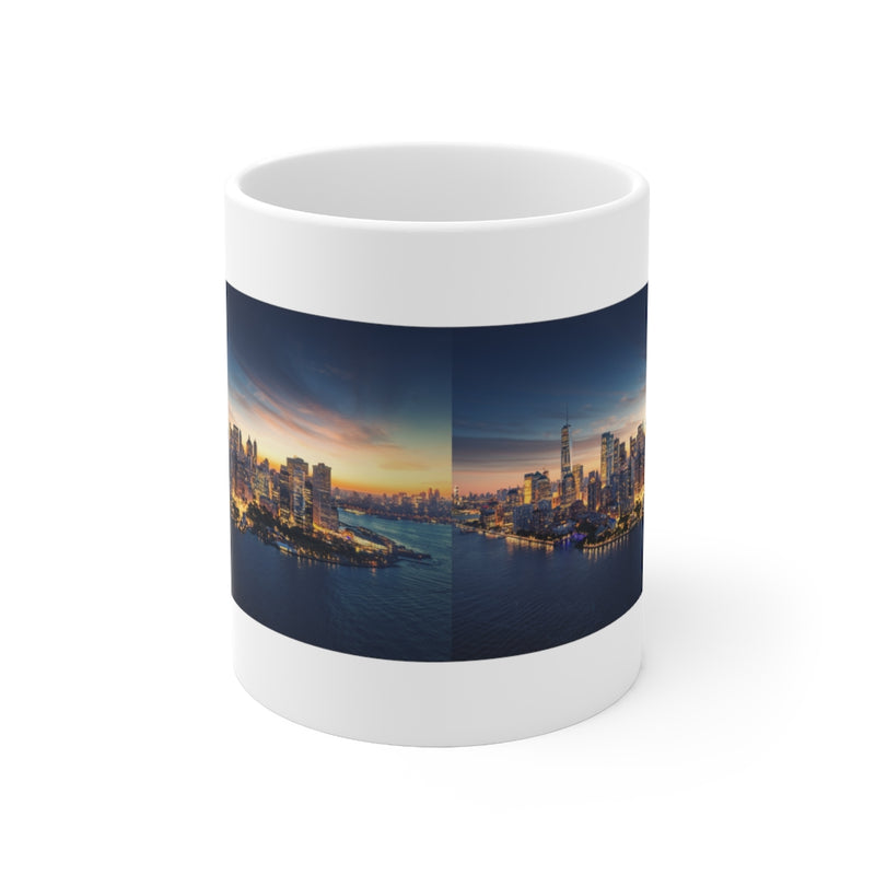 New York City 11oz White Mug