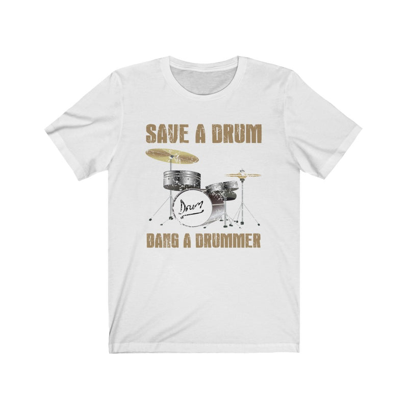 Save A Drum Unisex Jersey Short Sleeve T-shirt