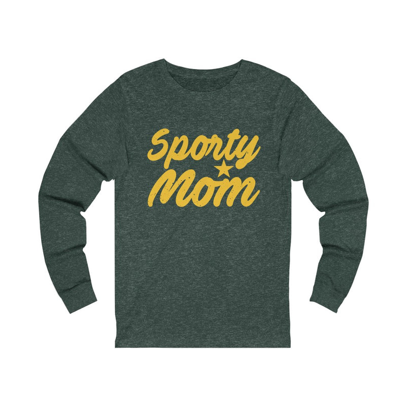 Sporty Mom Unisex Jersey Long Sleeve T-shirt
