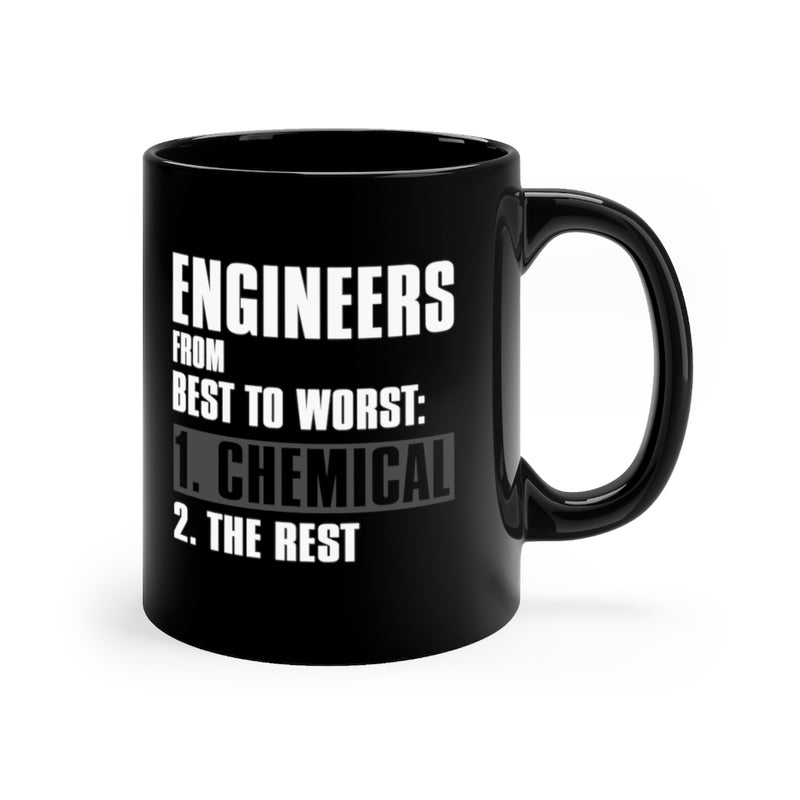 Engineers From Best 11oz Black Mug