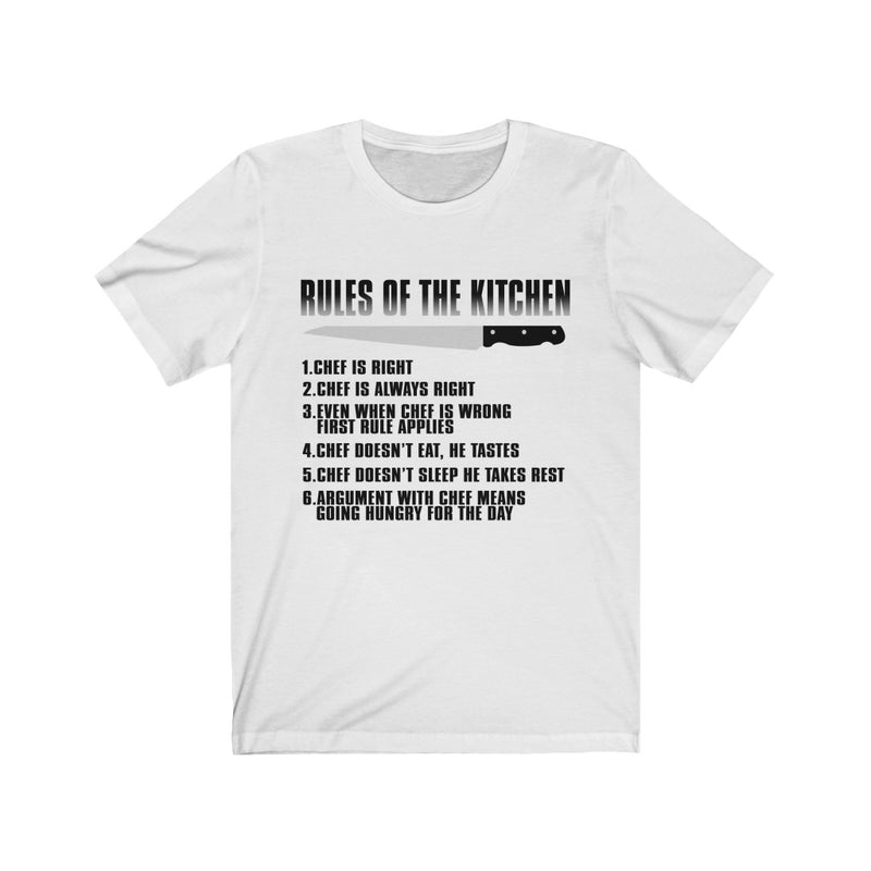 Rules Of The Kitchen Unisex Jersey Short Sleeve T-shirt