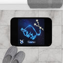 Taurus Zodiac Bath Mat, Free Shipping, Powder Room Mat, Bathroom Rug, Rugs, Non Slip, Runner, Shower, 2 Sizes, Astrology, Horoscope
