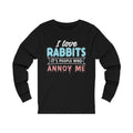 I Love Rabbits Unisex Jersey Long Sleeve T-shirt