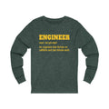 Engineer Noun Unisex Jersey Long Sleeve T-shirt