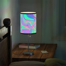 Psychedelic Lamp on a Stand, Psychedelic Night Light, Indoor Table Lamp, Custom Photo Night Light, Bedside Lamp