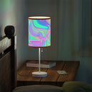 Psychedelic Lamp on a Stand, Psychedelic Night Light, Indoor Table Lamp, Custom Photo Night Light, Bedside Lamp