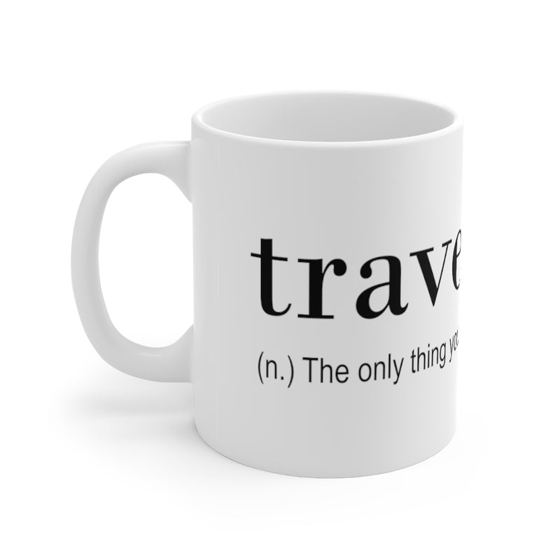 Travel Definition 11oz White Mug