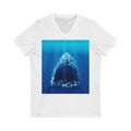Carnivorous Shark Unisex V-Neck T-shirt