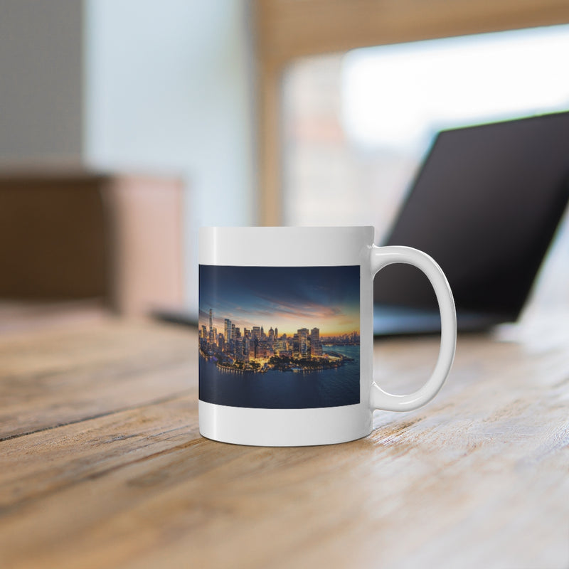 New York City 11oz White Mug