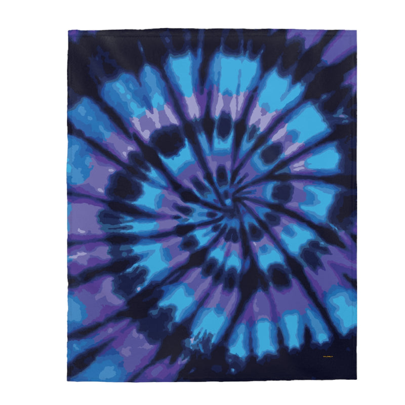 Tie-Dye Blanket ~ Velveteen Plush ~ Free Shipping ~ Boho Throw Blanket ~ Psychedelic ~Tye Dye Blanket ~ Boho Blanket