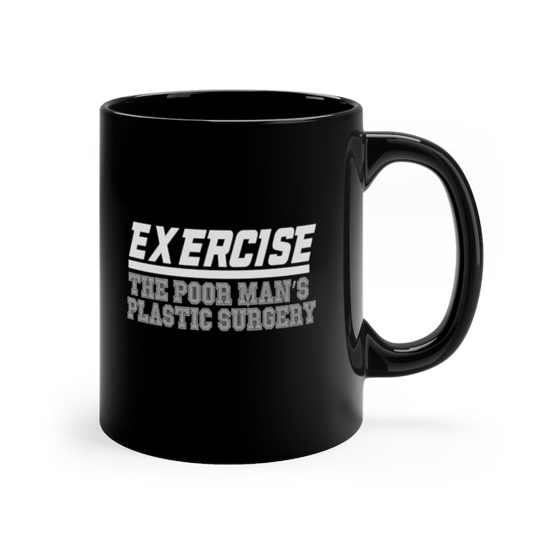 Exercise 11oz Black Mug