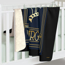 Virgo Zodiac Blanket, Sherpa Fleece Blanket, Free Shipping, Two Sizes, Throw Blanket, Extra Soft, Custom Photo, Astrology