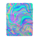Psychedelic Sherpa Fleece Blanket, Trippy Cosmic Sherpa Blanket, Cute Hypno Blanket, Boho Rave Blanket, Hypnotic Blanket