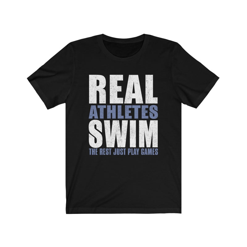 Real Athletes Swim Unisex Jersey Short Sleeve T-shirt