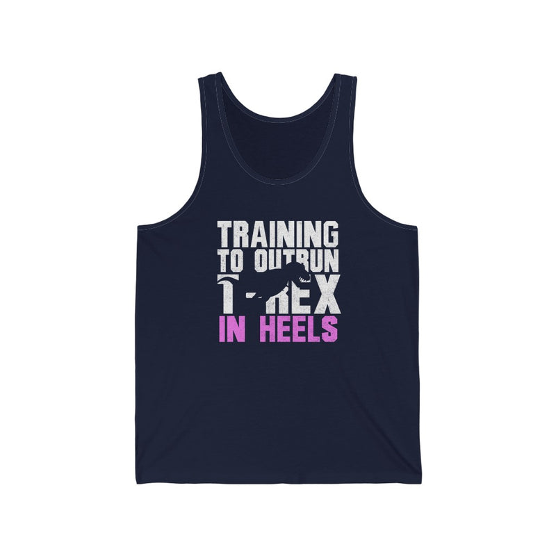 Training To Outrun Unisex Jersey Tank