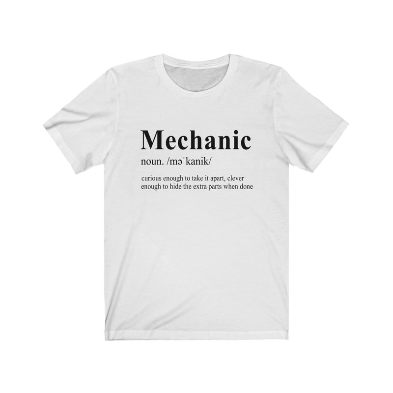 Mechanic Definiton Unisex Jersey Short Sleeve T-shirt