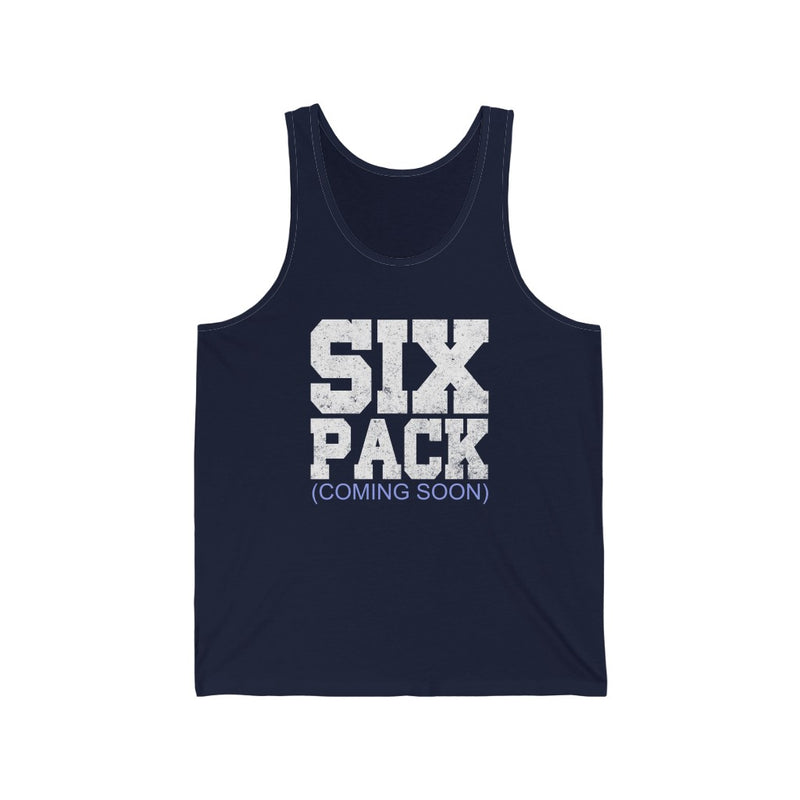 Six Pack Coming Unisex Jersey Tank