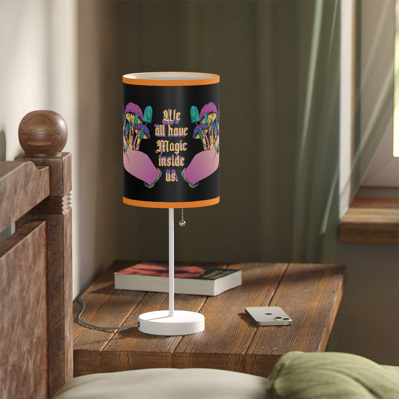 Magic Mushrooms Lamp on a Stand, Night Light, Indoor Table Lamp, Custom Photo Night Light, Bedside Lamp