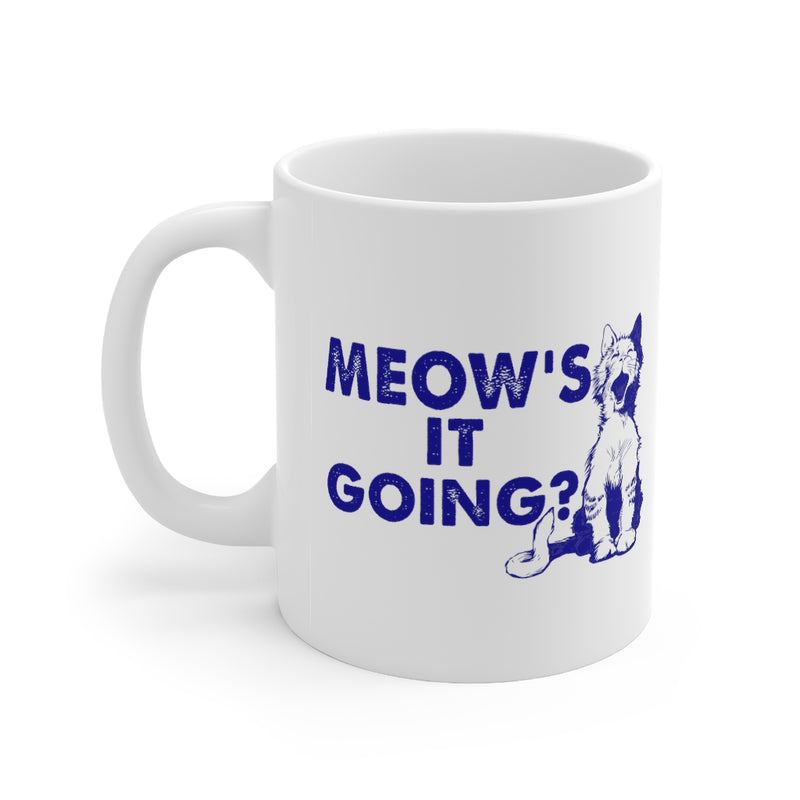 Meow's It Going 11oz White Mug