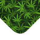 Marijuana Leaves Bath Mat, Free Shipping, Powder Room Mat, Bathroom Rug, Rugs, Non Slip, Runner, Shower, 2 Sizes
