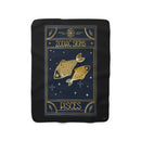 Pisces Zodiac Blanket, Sherpa Fleece Blanket, Free Shipping, Two Sizes, Throw Blanket, Extra Soft, Custom Photo, Very Warm