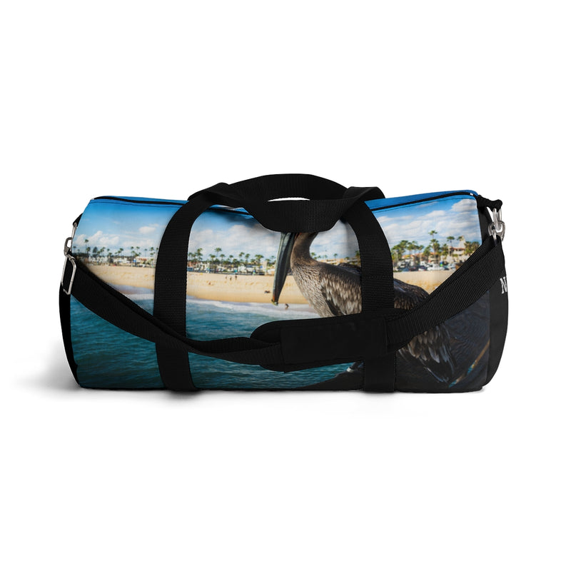 Newport Beach California Pelican Duffel Bag, Duffel Bag, Weekender, Gym, Travel, Sports, Fun Gift, Overnight Bag, Carry On, Vacation Bag