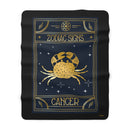 Cancer Zodiac Blanket, Sherpa Fleece Blanket, Free Shipping, Two Sizes, Throw Blanket, Extra Soft, Custom Photo, Astrology