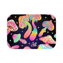 Mushroom Boho Bath Mat, Free Shipping, Powder Room Mat, Bathroom Rug, Rugs, Non Slip, Runner, Shower, 2 Sizes, Psychedelic, Boho Chic