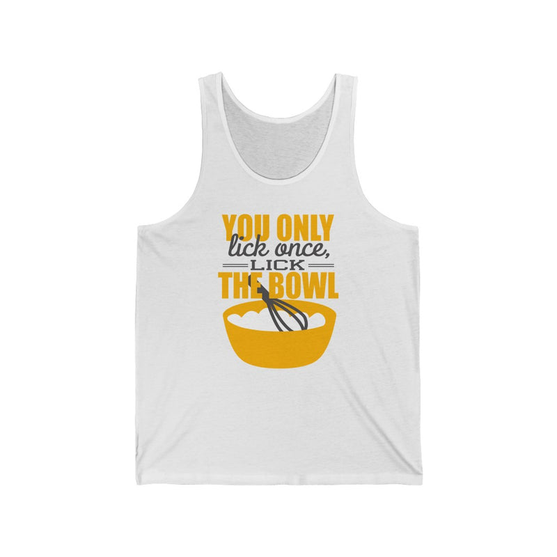 You Only Lick Unisex Jersey Tank