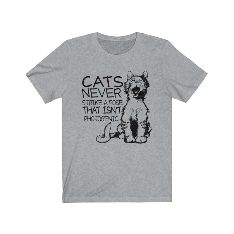 Cats Never Strike Unisex Jersey Short Sleeve T-shirt