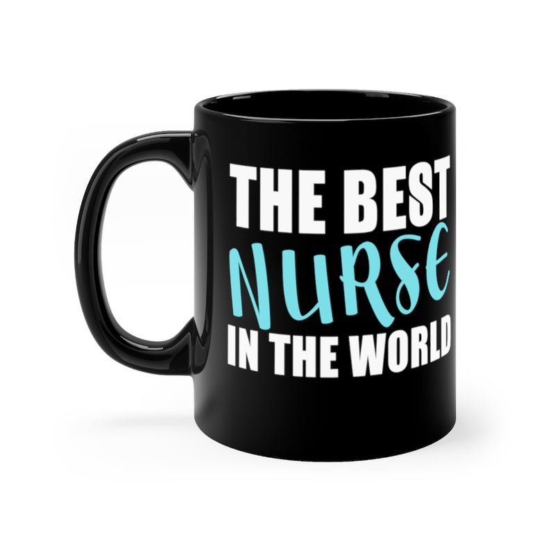 The Best Nurse 11oz Black Mug