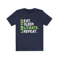 Eat Sleep Litigate Unisex Jersey Short Sleeve T-shirt