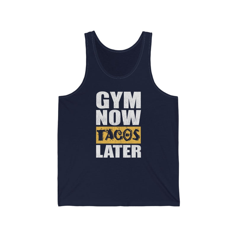 Gym Now Tacos Unisex Jersey Tank