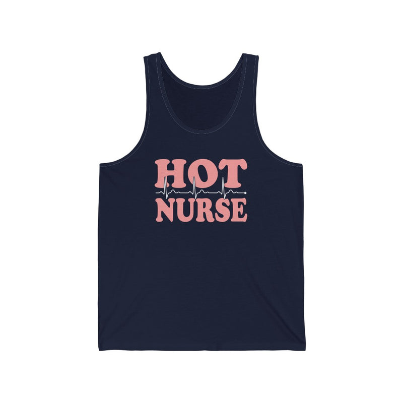 Hot Nurse Unisex Jersey Tank