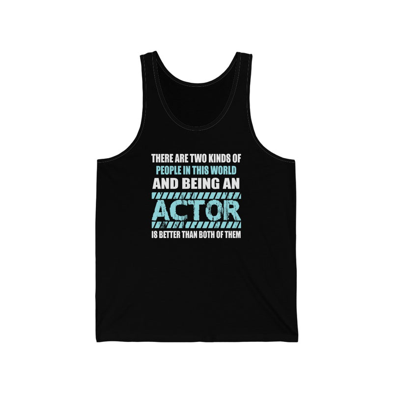 There Are Two Unisex Jersey Tank