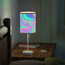 Psychedelic Lamp on a Stand, Psychedelic Night Light, Indoor Table Lamp, Custom Photo Night Light, Bedside Lamp