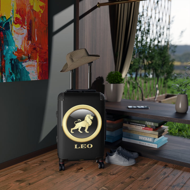 LEO Zodiac Cabin Suitcase, LEO Horoscope Suitcase, LEO Astrology Suitcase, Leo Zodiac Luggage, Leo Sign Spinner Suitcase