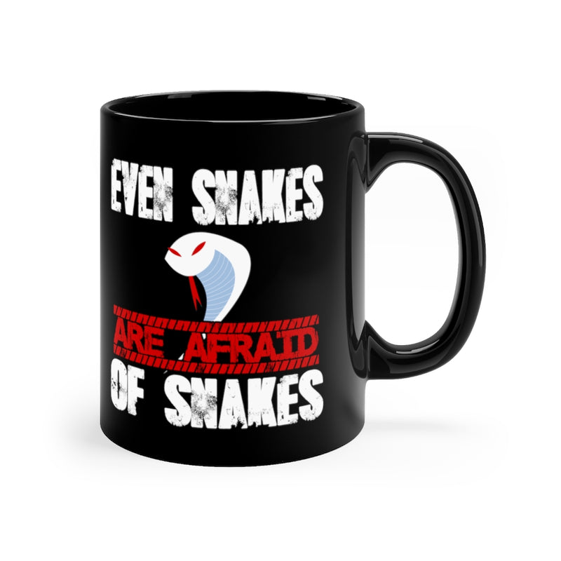 Even Snakes 11oz Black Mug