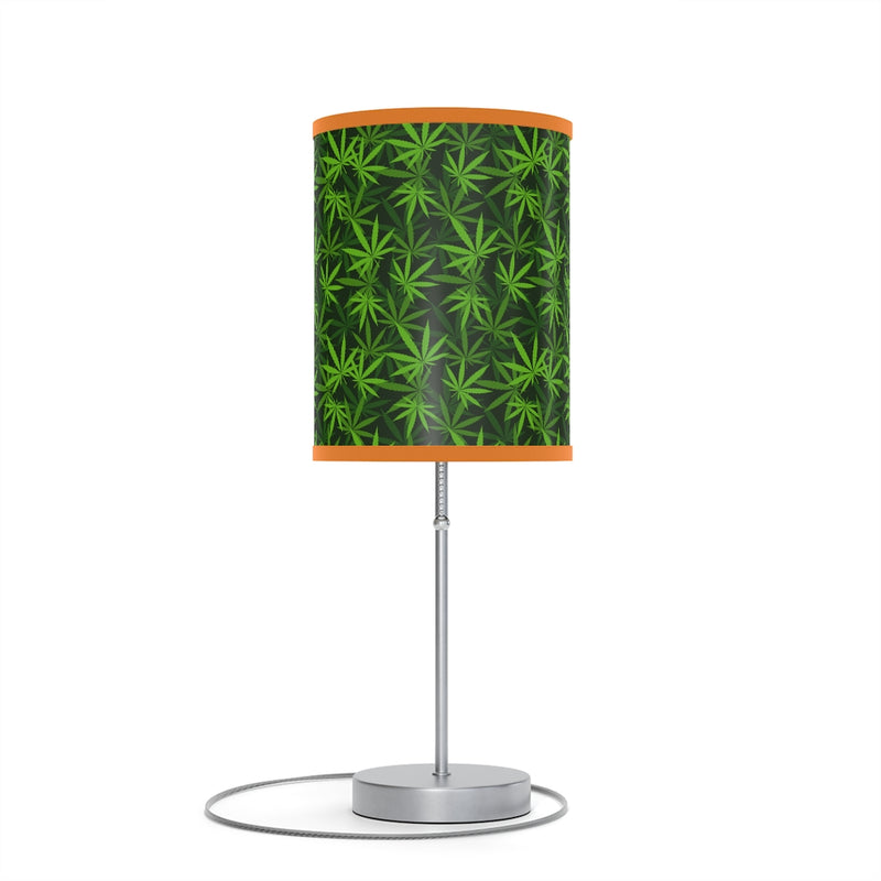 Marijuana Leaves Lamp on a Stand, Night Light, Indoor Table Lamp, Custom Photo Night Light, Bedside Lamp