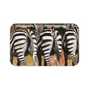 Designer Bath Mat; Zebra Asses