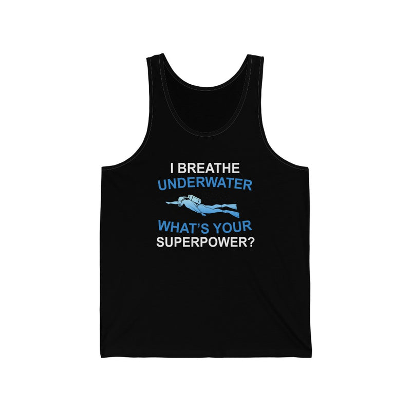 I Breathe Underwater Unisex Jersey Tank