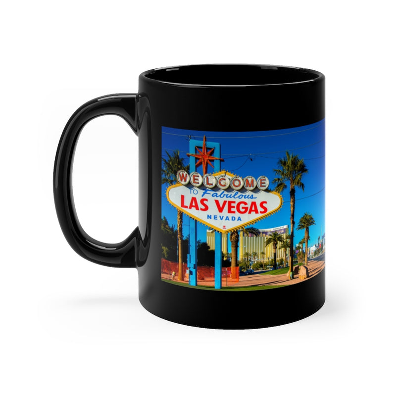 Las Vegas 11oz Black Mug