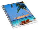 Chairs on Island - Spiral Notebook
