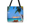 Chairs on Island - Tote Bag